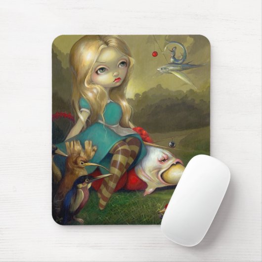 "Alice und die Bosch Vögel" Mousepad (Mit Mouse)