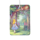 Alice und die Cheshire Cat Autolufterfrischer (Vorderseite)