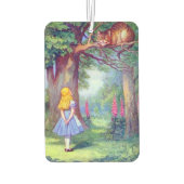 Alice und die Cheshire Cat Autolufterfrischer (Rückseite)