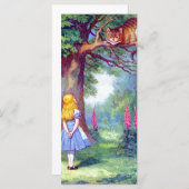 Alice und die Cheshire Cat Full Color (Vorne/Hinten)