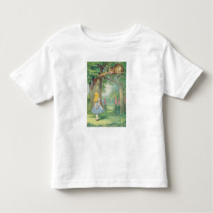 Alice und die Cheshire Cat Kleinkind T-shirt