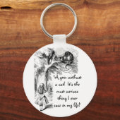 Alice und die Cheshire Cat Schlüsselanhänger (Vorderseite)