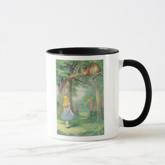 Alice und die Cheshire Cat Tasse (Rechts)