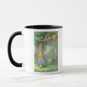 Alice und die Cheshire Cat Tasse (Links)