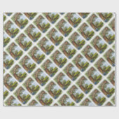 Alice und die Cheshire-Katze Geschenkpapier (Flach)