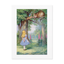 Alice und die Cheshire-Katze, Illustration