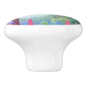 Alice und die Cheshire-Katze Keramikknauf (Seitenansicht)