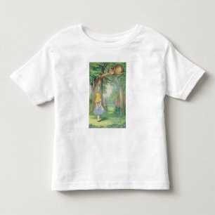 Alice und die Cheshire-Katze Kleinkind T-shirt