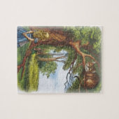 Alice und die Cheshire-Katze Puzzle (Horizontal)