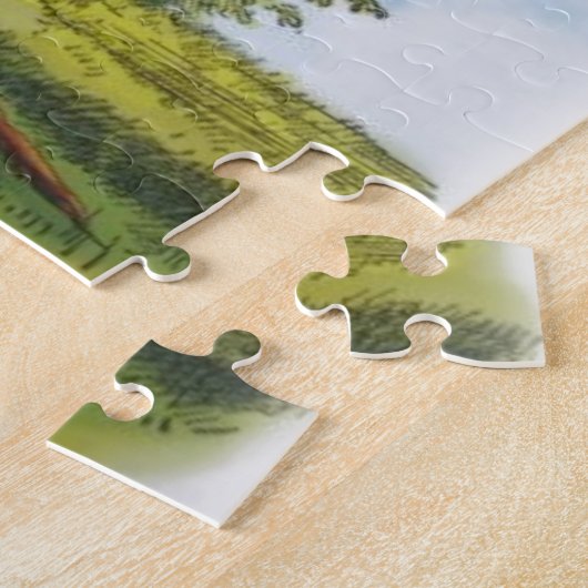 Alice und die Cheshire-Katze Puzzle (Seite)