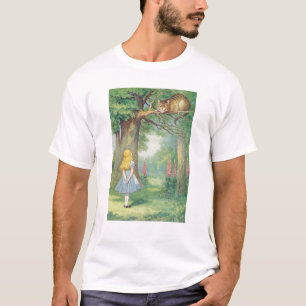 Alice und die Cheshire-Katze T-Shirt