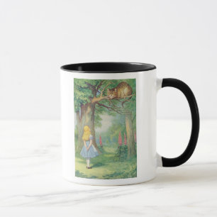 Alice und die Cheshire-Katze Tasse
