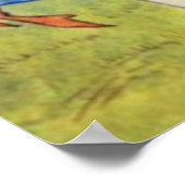 Alice und die Duchess Vollfarbe Poster (Ecke)