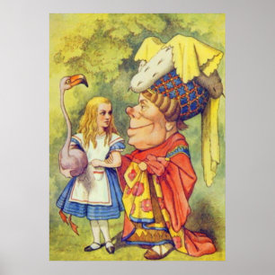 Alice und die Duchess Vollfarbe Poster
