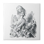 Alice und die Eichhörnchen Fliese (Vorderseite)