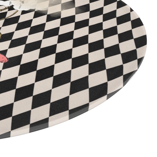 Alice und die Hookah-Rauchen-Raupe Schneidebrett (Ecke)