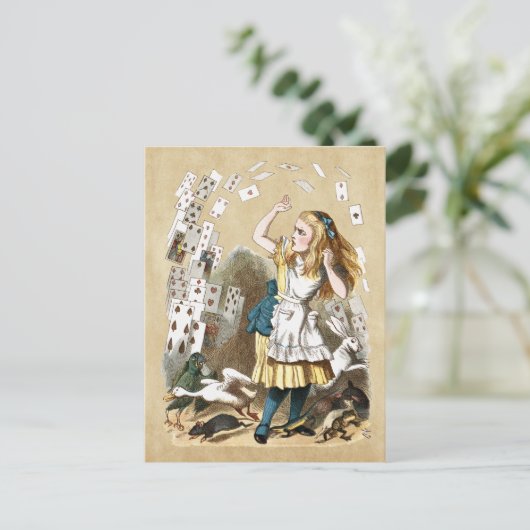 Alice und die Karten (Stehend Vorderseite)