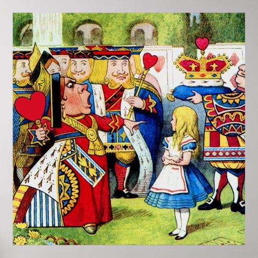 Alice und die Königin des Herzens im Wunderland Poster (Vorne)