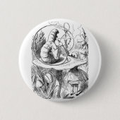 Alice und die Raupe Button (Vorderseite)