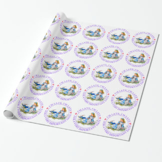 Alice und die Raupe im Märchenland Geschenkpapier