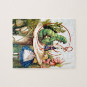 Alice und die Raupe im Märchenland Puzzle (Horizontal)