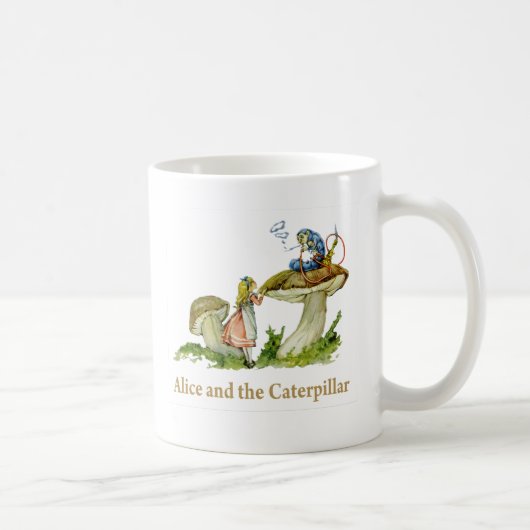 Alice und die Raupe Kaffeetasse (Rechts)