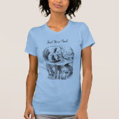 Alice und die Raupe T-Shirt (Vorderseite)