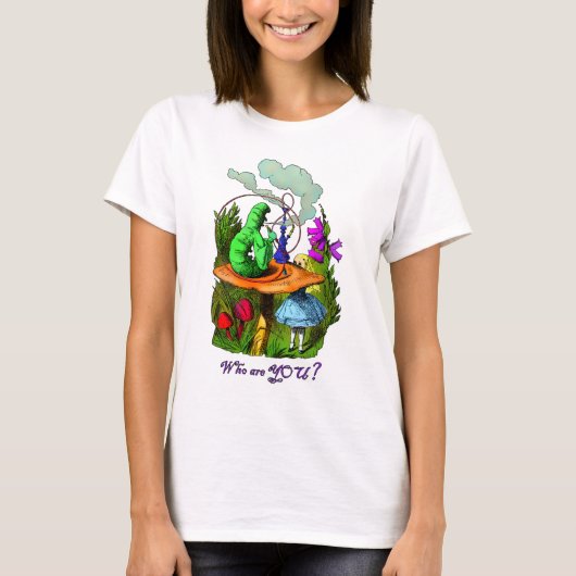 Alice und die Raupe T-Shirt (Vorderseite)