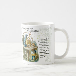 Alice und die Raupen-Geschenk-Tasse - Teniel Kaffeetasse