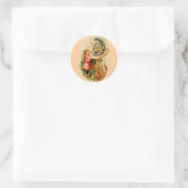 Alice und die Round Stickers der Raupe (Tasche)
