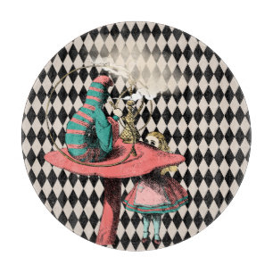 Alice und die Wasserpfeife rauchende Raupe Schneidebrett