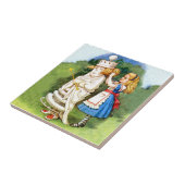 Alice und die weiße Königin Fliese (Seite)