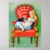 Alice und Dinah im Big Red Chair Poster (Vorne)