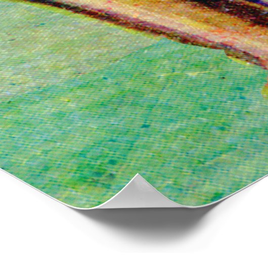 Alice und Dinah im Big Red Chair Poster (Ecke)