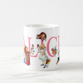 ALICE UND FREUNDE AUS WONDERLAND KAFFEETASSE (Mittel)