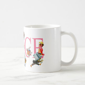 ALICE UND FREUNDE AUS WONDERLAND KAFFEETASSE