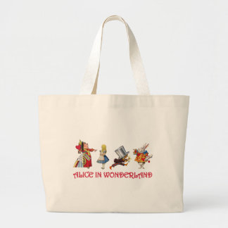 ALICE UND FREUNDE IN WONDERLAND JUMBO STOFFBEUTEL