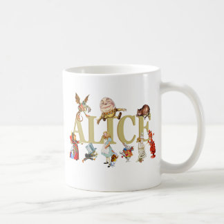 Alice und Freunde in Wunderland Kaffeetasse
