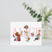 ALICE UND FREUNDE POSTKARTE (Stehend Vorderseite)
