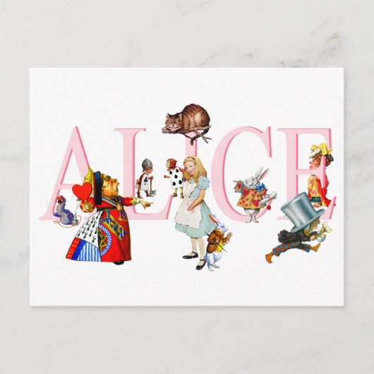 ALICE UND FREUNDE POSTKARTE (Vorderseite)