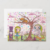Alice und Freunde Postkarte (Vorne/Hinten)