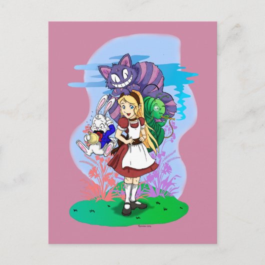 Alice und Friends Postkarten (Vorderseite)