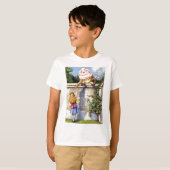 Alice und Humpty Dumpty im Märchenland T-Shirt (Vorne ganz)