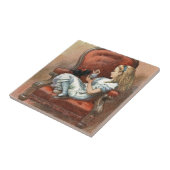 Alice und ihr Kätzchen Fliese (Seite)