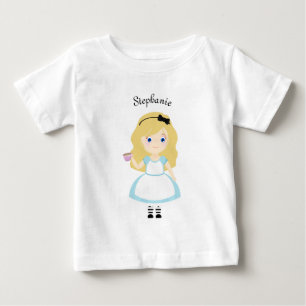 Alice und ihr Tea-Party Baby T-shirt