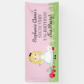 Alice und ihr Tea-Party Banner (Vertikal)