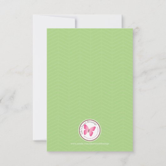 Alice und ihr Tea-Party Einladung (Rückseite)