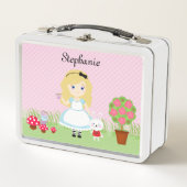 Alice und ihr Tee-Party Metall Lunch Box (Vorderseite)