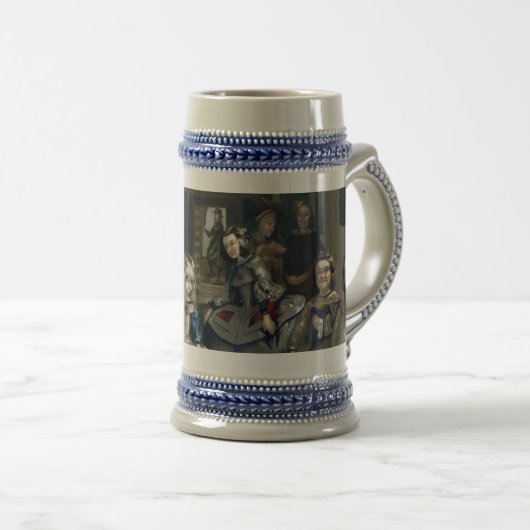 "Alice und Las Meninas" Tasse (VorderseiteRechts)