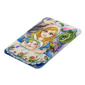 Alice und Osterbunny Magnet (Linke Seite)